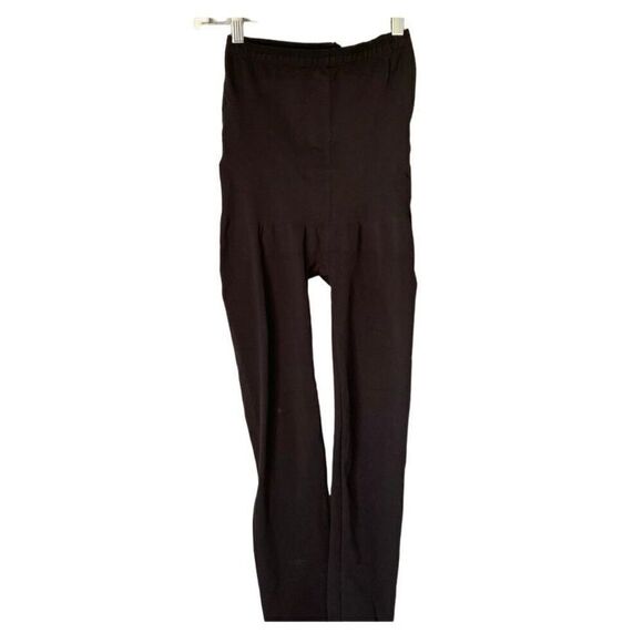 Red hot women’s black knit, maternity leggings S/large - Picture 1 of 4